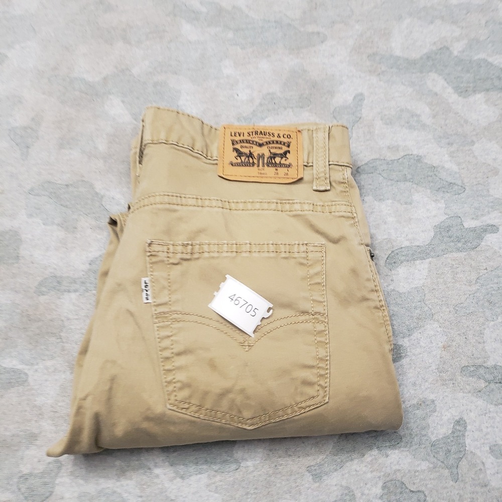 Levi's 511 Pants Youth 28x38 Tan Slim Fit Pockets - Picture 11 of 11